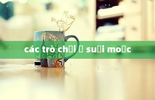 các trò chơi ở suối moọc