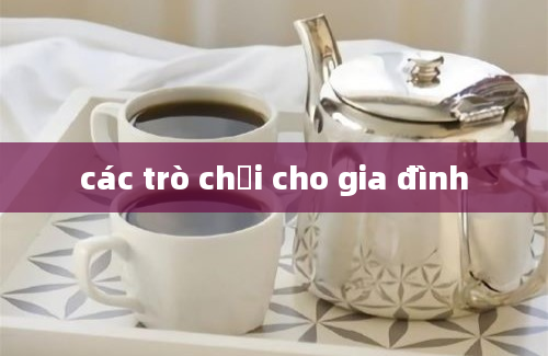 các trò chơi cho gia đình