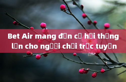 Bet Air mang đến cơ hội thắng lớn cho người chơi trực tuyến