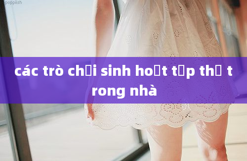 các trò chơi sinh hoạt tập thể trong nhà