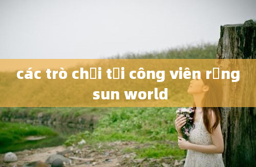 các trò chơi tại công viên rồng sun world