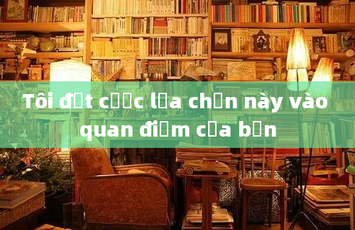 Tôi đặt cược lựa chọn này vào quan điểm của bạn