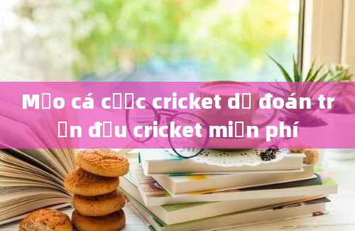 Mẹo cá cược cricket dự đoán trận đấu cricket miễn phí