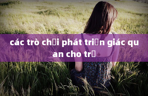 các trò chơi phát triển giác quan cho trẻ