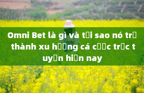 Omni Bet là gì và tại sao nó trở thành xu hướng cá cược trực tuyến hiện nay