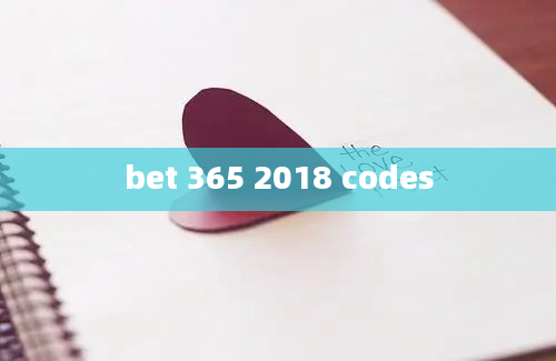 bet 365 2018 codes