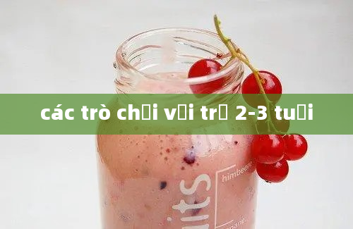 các trò chơi với trẻ 2-3 tuổi