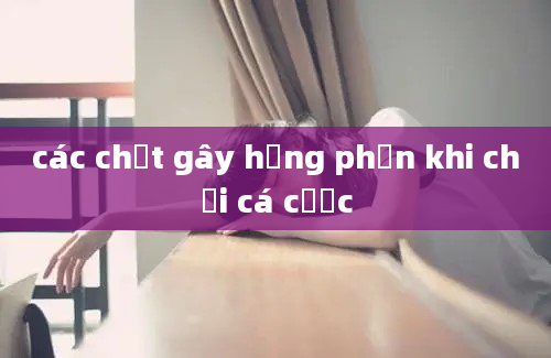 các chất gây hưng phấn khi chơi cá cược