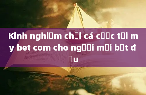 Kinh nghiệm chơi cá cược tại my bet com cho người mới bắt đầu