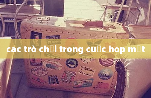 cac trò chơi trong cuộc hop mặt