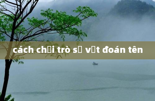 cách chơi trò sờ vật đoán tên