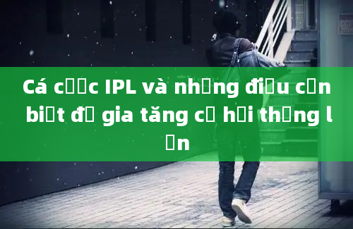 Cá cược IPL và những điều cần biết để gia tăng cơ hội thắng lớn