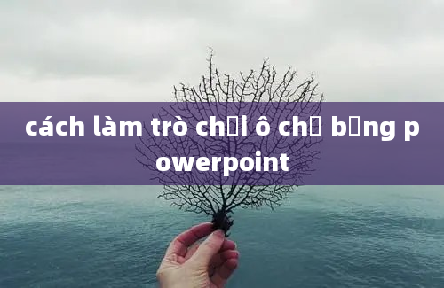 cách làm trò chơi ô chữ bằng powerpoint