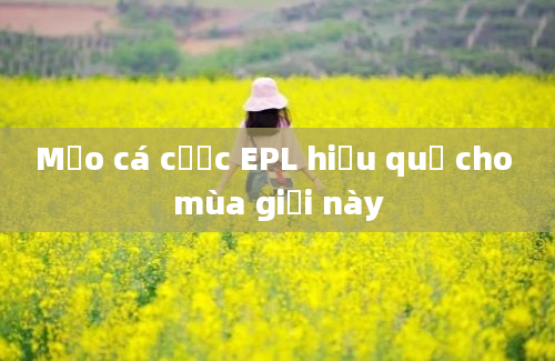 Mẹo cá cược EPL hiệu quả cho mùa giải này