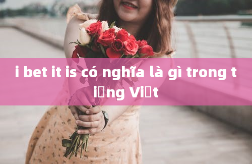 i bet it is có nghĩa là gì trong tiếng Việt