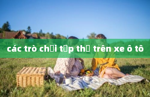 các trò chơi tập thể trên xe ô tô