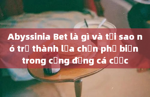 Abyssinia Bet là gì và tại sao nó trở thành lựa chọn phổ biến trong cộng đồng cá cược