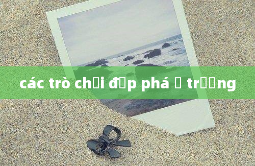 các trò chơi đập phá ở trường