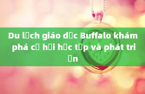 Du lịch giáo dục Buffalo khám phá cơ hội học tập và phát triển