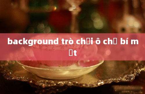 background trò chơi ô chữ bí mật