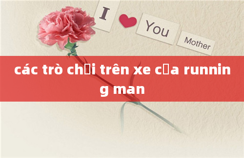 các trò chơi trên xe của running man