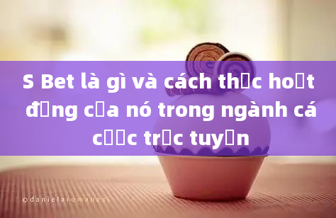 S Bet là gì và cách thức hoạt động của nó trong ngành cá cược trực tuyến