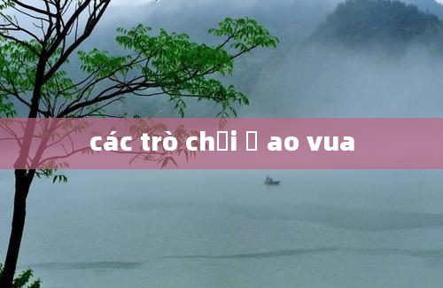 các trò chơi ở ao vua