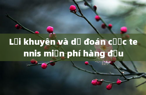 Lời khuyên và dự đoán cược tennis miễn phí hàng đầu