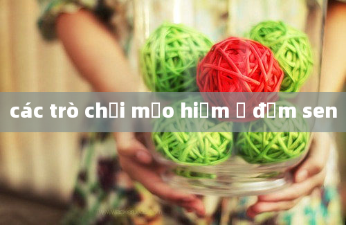 các trò chơi mạo hiểm ở đầm sen