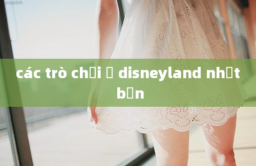 các trò chơi ở disneyland nhật bản