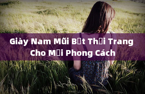 Giày Nam Mũi Bệt Thời Trang Cho Mọi Phong Cách