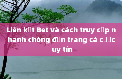 Liên kết Bet và cách truy cập nhanh chóng đến trang cá cược uy tín