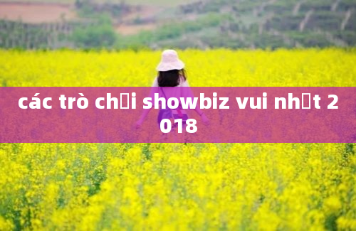 các trò chơi showbiz vui nhất 2018