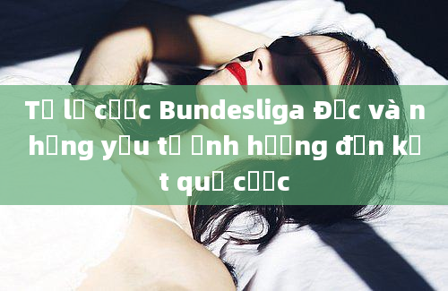 Tỷ lệ cược Bundesliga Đức và những yếu tố ảnh hưởng đến kết quả cược