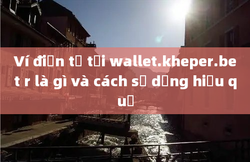 Ví điện tử tại wallet.kheper.bet r là gì và cách sử dụng hiệu quả