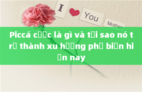 Piccá cược là gì và tại sao nó trở thành xu hướng phổ biến hiện nay