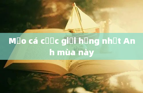 Mẹo cá cược giải hạng nhất Anh mùa này