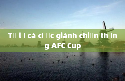 Tỷ lệ cá cược giành chiến thắng AFC Cup