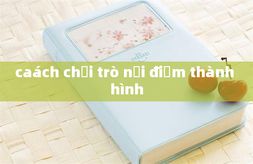 caách chơi trò nối điểm thành hình