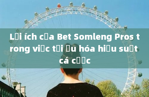 Lợi ích của Bet Somleng Pros trong việc tối ưu hóa hiệu suất cá cược