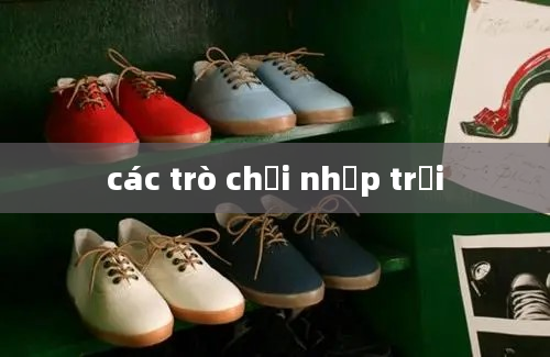 các trò chơi nhập trại