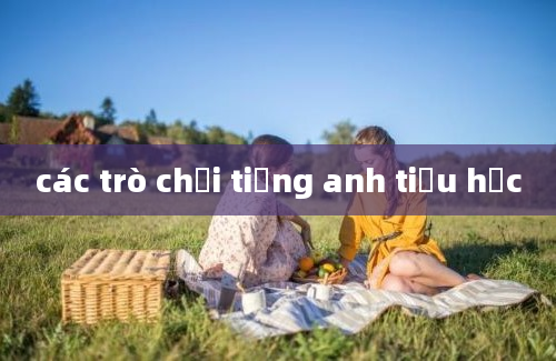 các trò chơi tiếng anh tiểu học