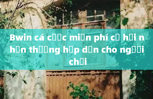 Bwin cá cược miễn phí cơ hội nhận thưởng hấp dẫn cho người chơi