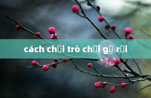 cách chơi trò chơi gỡ rối