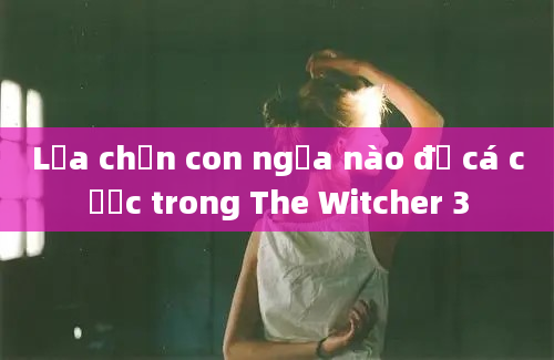 Lựa chọn con ngựa nào để cá cược trong The Witcher 3