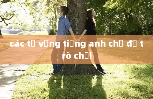 các từ vựng tiếng anh chủ đề trò chơi