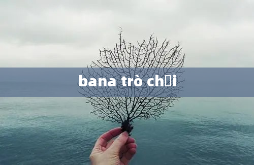 bana trò chơi