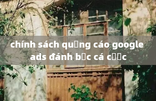 chính sách quảng cáo google ads đánh bạc cá cược