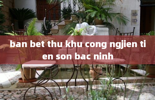 ban bet thu khu cong ngjien tien son bac ninh