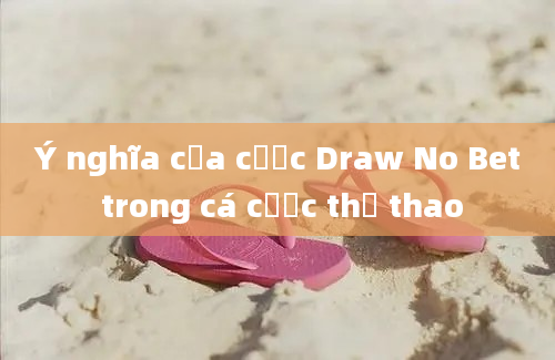 Ý nghĩa của cược Draw No Bet trong cá cược thể thao